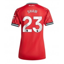 Manchester United Luke Shaw #23 Hemmatröja Dam 2025-26 Korta ärmar